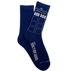 Doctor Who Tardis Crew Sock - 1 of 1