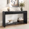 Bella Depot Modern 3-Drawer Console Table with Round Edge Design for Entryway, Hallway or Behind Sofa - 2 of 4