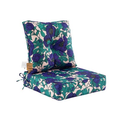 ARTPLAN Deep Seat Pillow and High Back Chair Cushions Outdoor Water Repellent Replacement Patio Seating Cushions