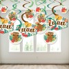 Big Dot of Happiness Tropical Luau - Hawaiian Beach Party Hanging Decor - Party Decoration Swirls - Set of 40 - 3 of 4