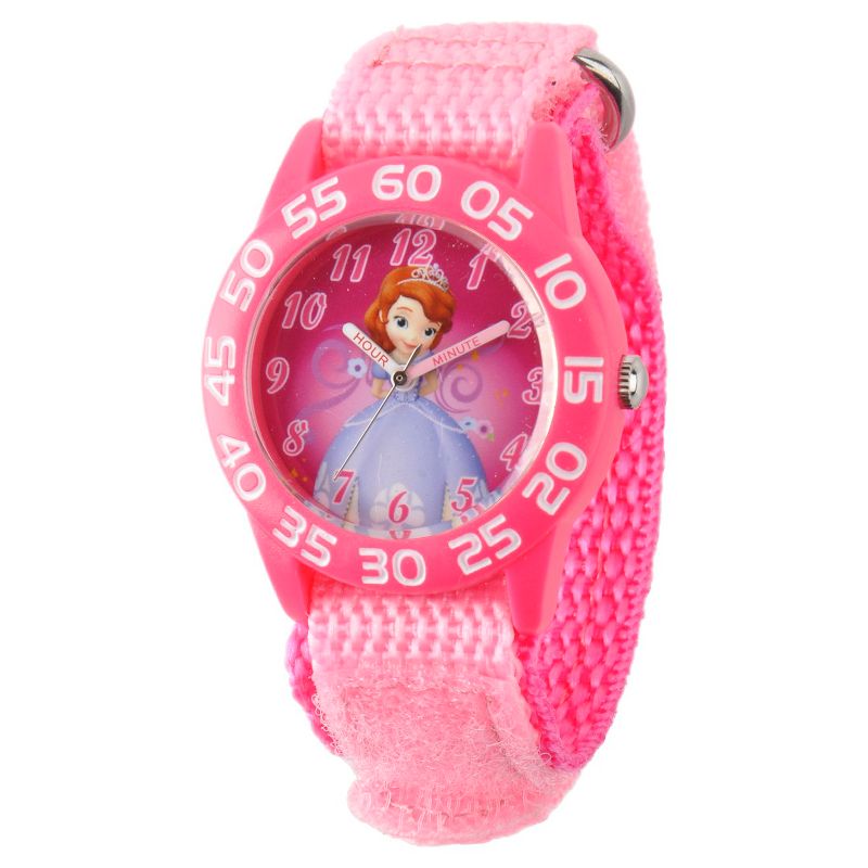 Girls&#39; Disney Sofia the First Plastic Watch- Pink, 1 of 7