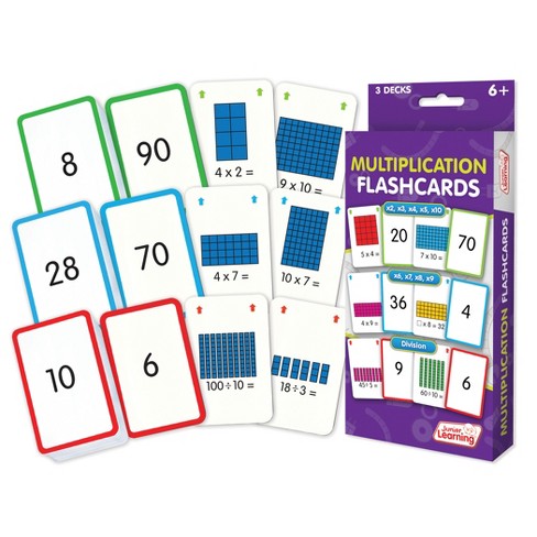 Junior Learning Multiplication Flashcards : Target