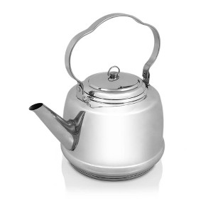 Petromax Stainless Steel Teakettle for Indoor/Outdoor Use Over an Open Campfire or in your Kitchen - 1 of 4