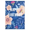 Birthday Card Beautiful Day: Carlton Cards Floral Botanical Design, Multicolored, Vertical Fold, Birthday Celebration - 4 of 4