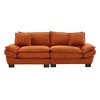 NicBex Modern Corduroy Sofa Bed,23" Deep Seat Loveseat with Support Pillows for Bedroom,Living Room - 4 of 4