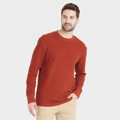 Men's Textured Long Sleeve T-Shirt - Goodfellow & Co™