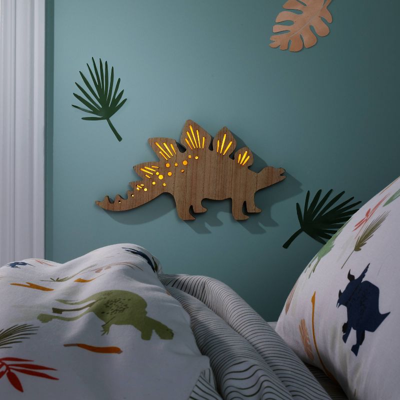 Dinosaur Wood Lit Kids&#39; Wall Decor - Pillowfort&#8482;, 4 of 10
