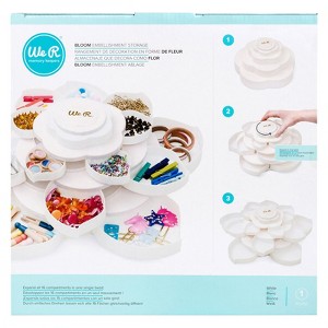 We R Bloom Embellishment Storage-White - 1 of 4