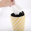 Unique Bargains Car Trash Can With Hook Hanging Front Rear Seat Cotton Trash Bin 1 Pc - 4 of 4
