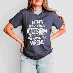 Simply Sage Market Love Country Music Short Sleeve Tee - 1 of 4