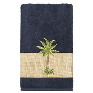 Linum Home Textiles 100% Turkish Cotton COLTON Embellished Towel Set - 1 of 2