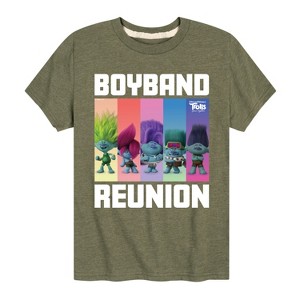Boys' - Trolls - Boyband Reunion Branch and Brothers Short Sleeve Graphic T-Shirt - 1 of 4