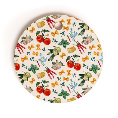 adrianne La Festa Pattern Cutting Board - Round