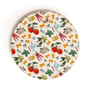 adrianne La Festa Pattern Cutting Board - Round - 1 of 3