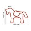 Unique Bargains Animal-Shaped Metal Prevent Tearing Pages Home Office Paper Clip 40 Pcs - 2 of 4