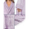 PAVILIA Soft Plush Women Fleece Robe, Cozy Warm Housecoat Bathrobe, Fuzzy Female Long Spa Robes - 4 of 4
