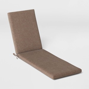 78"x24" Woven Outdoor Chaise Lounge Cushion - Threshold™ - 1 of 4