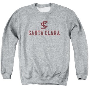 Campus Lab Santa Clara University Official Distressed Primary Logo Adult Crewneck Sweatshirt - 1 of 4