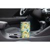 Elanze Designs 20 oz Stainless Steel On the Go Insulated Travel Tumbler With Push Top Lid, Citrus Lemon Pattern Sky Blue - 3 of 4