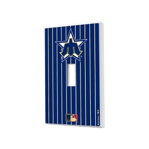 MLB Cooperstown West Teams Pinstripe Hidden-Screw Light Switch Plate for Single Toggle - 1 of 4