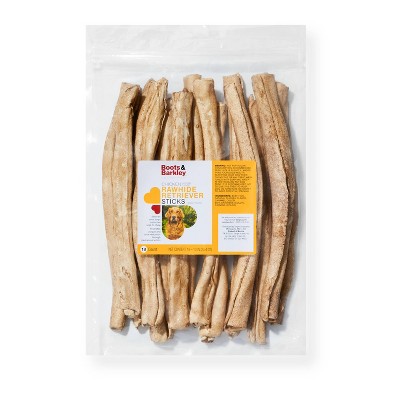 Chicken Flavored Rawhide Retriever Sticks Dog Treats - 18ct - Boots & Barkley™
