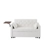 NicBex Velvet Loveseat Sofa Comfy 3-in-1 Convertible Sofa Bed,Modern Sleeper Couch Pull Out Bed with Adjustable Backrest and Pillows for Living Room - 4 of 4