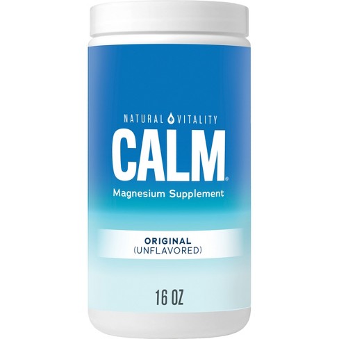 Natural Vitality Calm Magnesium Powder Supplement For Stress Relief ...