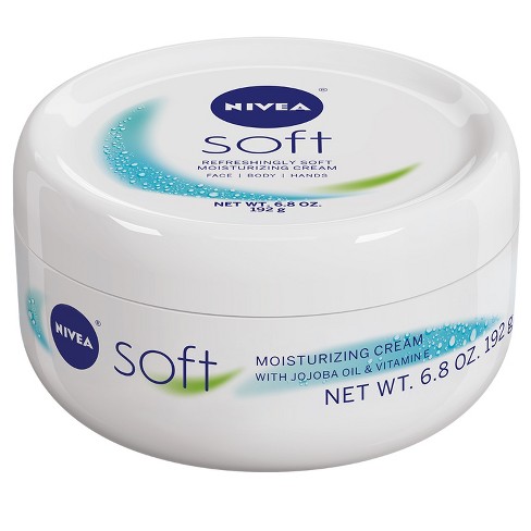 stel je voor viool door elkaar haspelen Nivea Soft Moisturizing Crème Body, Face And Hand Cream - 6.8oz : Target