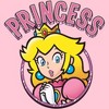 Girl's Nintendo Princess Peach Circle T-Shirt - 2 of 4