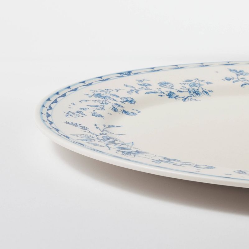 Melamine Floral Serving Platter Blue - Threshold&#8482; designed with Studio McGee, 5 of 6