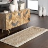 Nuloom Jacinta Classic Striped Border Jute Area Rug - 2 of 4