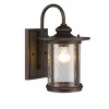 Chloe Lighting Cole Transitional 1 Light Rubbed Bronze Outdoor Wall Sconce 13" Height - 2 of 2