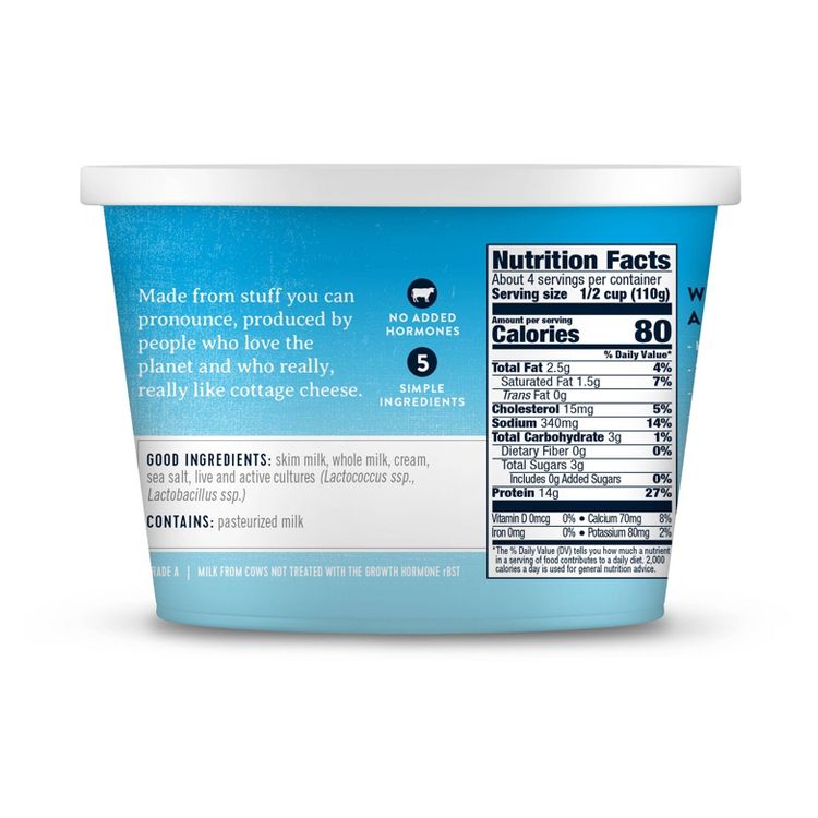 Good Culture 2% Milkfat Simply Cottage Cheese - 16oz, 6 of 6