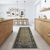 Area Rugs Floral Rug Non Slip Large Living Room Rug Washable Vintage Bohemian Soft Carpet for Bedroom Home Office - 3 of 4