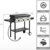 Karl Home 2-in-1 225,000 BTU Outdoor Propane Gas Stove with Griddle - 3 of 4