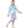 Joyfy Christmas Kids Light Purple Robes for Girls, Hooded Girls Bath Robe, Girls Christmas Pajamas - image 3 of 4