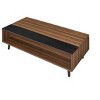 Avala Walnut & Black Finish Coffee Table w/Lift Top - 3 of 4