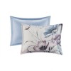 8 Pcs Gorgeous Floral Printed Cotton Comforter Set, All Season Home Textile fits Elegant Bedroom Decor - 2 of 4