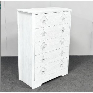 Coucheta Dresser for Bedroom Wood 5 Drawer Dresser with Large Storage Space, Tall Storage Organizer for Bedroom Living Room Closet - 1 of 1
