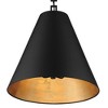 Crystorama Lighting Alston 3 - Light Chandelier in  Matte Black/Antique Gold - 3 of 4