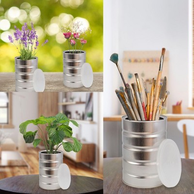 Cornucopia Brands Empty Coffee Cans (4-Pack); Metal Cans for Kitchen Storage, Coffee Packaging and Arts & Crafts — фото 5