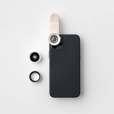 heyday™ Clip-On Phone Camera Lens- Stone White