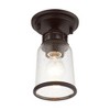 Livex Lighting Lawrenceville 1 - Light Flush Mount in  Bronze - 2 of 4