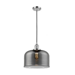 Bell - 1 Light Cord Hung Mini Pendant In Industrial Style-8 Inches Tall and 12 Inches Wide - 1 of 1