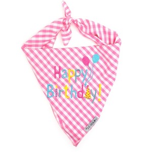 The Worthy Dog Happy Birthday Bandana Accessory - 1 of 3