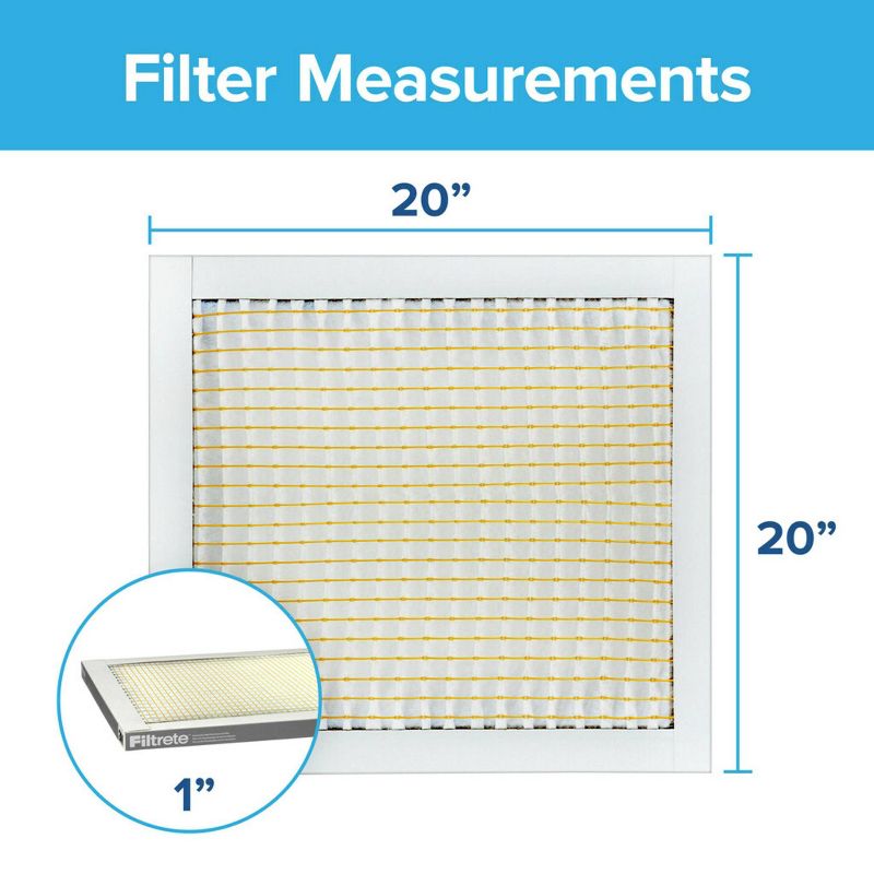 Filtrete Basic Dust and Lint Air Filter 300 MPR, 4 of 15