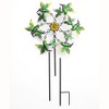 The Lakeside Collection Windspinner Stakes Garden Metallic Butterfly Ladybug And Hummingbird - Hummingbird - 4 of 4