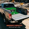 Truck Bed Toolbox Underbody Truck Box Black Steel Under Truck Toolbox with Lock,Waterproof Heavy Duty Tool Box Storage Organizer Chest - 3 of 4