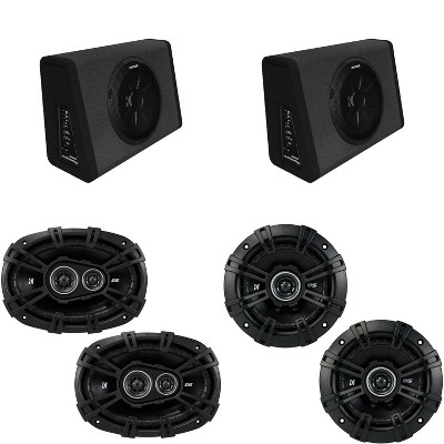 Kicker (2) 11PT250 Truck Enclosure & DSC69304 DS-Series 6x9" & 43DSC504 5.25"  Bundle