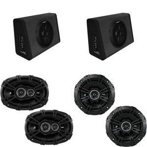 Kicker (2) 11PT250 Truck Enclosure & DSC69304 DS-Series 6x9" & 43DSC504 5.25"  Bundle - 1 of 4